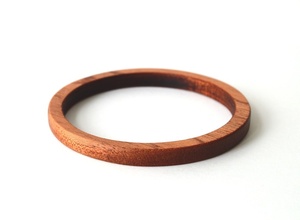 Bracelets en bois de Sissoo fabriqués à la main, design géométrique vintage, bijoux de mode pour femmes, occasions de fête - Product Image 2