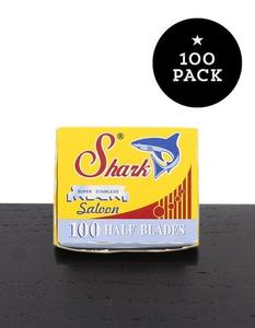 ใบมีดสแตนเลสแบบคมเดียว ครึ่งใบ แพ็ค 100 ใบ ยี่ห้อ Shark สำหรับตัดผมและกำจัดขนตามร่างกาย - Product Image 5