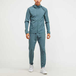 Unisex High Quality Breathable Hooded Winter Sports Sweatsuit Custom Logo Side Stripes 2-Piece Jogger Set Solid Casual <b>Tracksuit</b> - Product Image 1