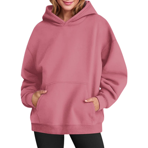 Plus Size Ladies Oversized Baggy Hoodies Fashion Wear Hip Hop Long Sleeves Warm Winter Wear Outdoor Drop Shoulder Hoodies - Product Image 5