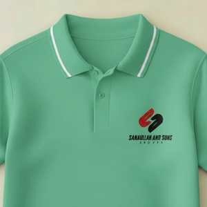 Camisa de Punto para Hombre, de Algodón, Casual, de Manga Corta, Transpirable, Cómoda, para Negocios, Golf, Corte Ajustado, Secado Rápido, Uniforme Diario - Product Image 1