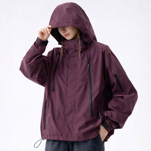 Customized Hoodies Outdoor <b>Jacket</b> for Men Waterproof Windproof Hiking Shell Breathable <b>Lightweight</b> Rainwear <b>jacket</b> for men - Product Image 3