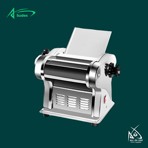 Máquina para Hacer Pasta Fresca Casera Sudex N&PM-60, Eléctrica 2 en 1, de Acero Inoxidable, 135W, Rodillo para Masa de Espagueti, para el Hogar - Product Image 1