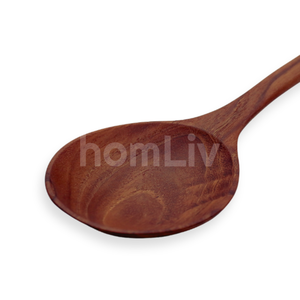 OEM Natural Eco Friendly Godiva Size S Teak Wood Ladle Sustainable Food Safe No <b>Paint</b> Halal Customized Wooden Soup Spoon - Product Image 4