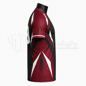 Camiseta de fútbol personalizada para hombre, ropa deportiva, uniforme de equipo de fútbol con cuello en V y manga corta, camisa atlética transpirable de alto rendimiento - Product Image 5