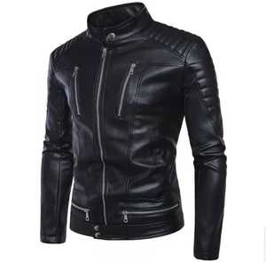 Chaqueta de Cuero Larga de Primera Calidad para Hombre, Fabricante Personalizado, Servicio OEM de Alta Calidad - Product Image 1