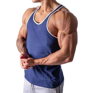 Débardeur de sport en coton pour hommes, vêtements de musculation, hauts de gym, débardeur de fitness - Product Image 2