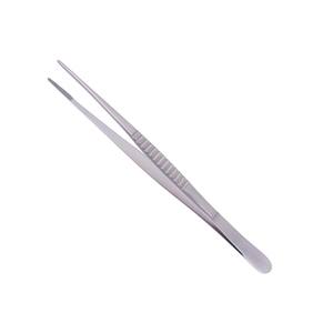 Pinces chirurgicales en acier inoxydable à poignée dentée pour manipulation précise des tissus, certifiées CE Classe I, instrument manuel - Product Image 2