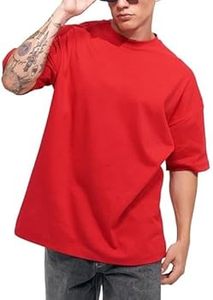 Camiseta de cuello redondo para hombre, corte holgado, color liso teñido, venta al por mayor, top textil de verano - Product Image 2
