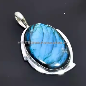 Colgante de piedras preciosas de alta calidad, colgante de Plata de Ley 925, regalo para mujer, regalo de cumpleaños para su anillo, joyería de labradorita - Product Image 6