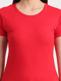 เสื้อยืดคอมฟอร์ทสำหรับใส่ทุกวัน ผู้หญิง ผ้านุ่ม ยืดหยุ่น กระชับพอดีตัว คอกลม ใส่ได้ทุกวัน - Product Image 4