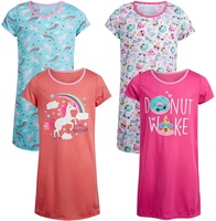 Pyjama long en jersey 100 % coton pour femme, à manches courtes, imprimé à carreaux, doux et thermique, avec cordon de serrage au col, idéal pour le printemps