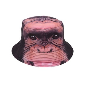 Double-Sided Reversible Cotton Bucket <b>Hat</b> Animal Face Design Fisherman Sun <b>Hat</b> <b>for</b> Men <b>Women</b> Children <b>for</b> Summer <b>Beach</b> Cycling - Product Image 2