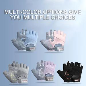 Guantes Deportivos de Neopreno Unisex JINGBA OEM/ODM Antideslizantes Transpirables de Medio Dedo para Fisicoculturismo y Motociclismo para Hombre y Mujer - Product Image 3