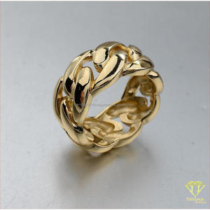 Bague audacieuse de luxe en argent sterling 925 avec moissanite et diamant, motif carré, effet pierre brillante, pour les acheteurs en gros - Product Image 2