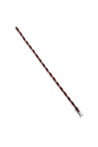 Garnet <b>Bracelet</b> in 92.5 Sterling Silver KLSB-20233 - Product Image 3