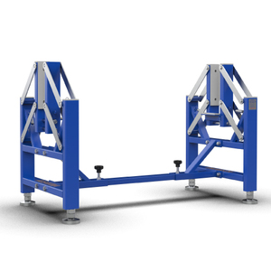 Support de polissage des bords AUSAVINA avec verrouillage automatique, cadre métallique robuste bleu - Product Image 1