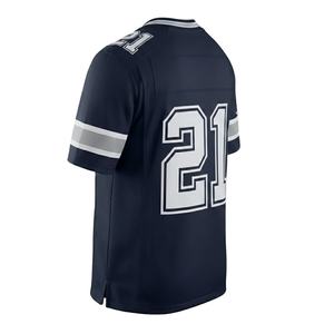 OEM Custom Design Your Own Brand American Football Jersey <b>Men</b> <b>s</b> Training Wear <b>V</b> <b>neck</b> Sublimated Professional Sports Jersey - Product Image 2
