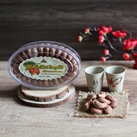 Venta al por Mayor de Nueces de Anacardo Orgánicas Tostadas y Saladas Dong Phu Premium W180 400g en Caja Ovalada de Regalo - Precio Directo de Fábrica Internacional