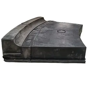 Revestimientos de placa de rejilla compuesta de caucho de corte personalizado para cámara de descarga de molino SAG Productos de caucho Premium - Product Image 3