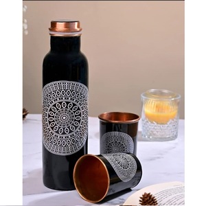Enamel Finishing Water <b>Bottle</b> Luxury Design <b>Drink</b> Ware Water <b>Bottle</b> Creative Quality Metal <b>Copper</b> <b>Bottle</b> At Lowest Price - Product Image 1