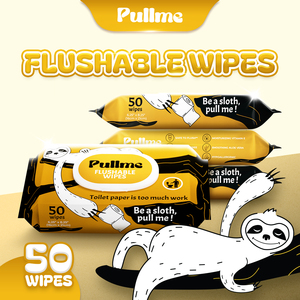 Toallitas Húmedas Desechables Ecowipes Premium, 50 Unidades, Suaves y Más Gruesas, Cuidado de la Piel, Fabricante Vietnamita - Product Image 1