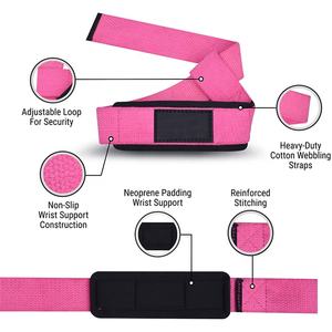 2025 Hot Selling Custom Weight Lifting Straps Wholesale Gym Workout Lifting Strap <b>Pull</b> <b>up</b> <b>Bar</b> Hand Grip Lifting Straps Bulk - Product Image 4