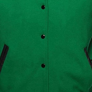 Blouson universitaire personnalisé chaud d'automne pour homme, style zippé, blouson de baseball tendance en toile avec numéro et nom d'équipe - Product Image 6