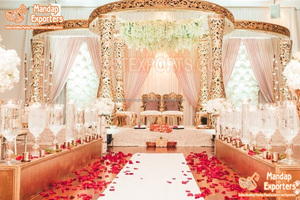 Ensemble de mandas de mariage nigérians en Fiber, parterre de coton, élégants, offre spéciale, décoration d'intérieur, en Fiber de verre, fait à la main - Product Image 4