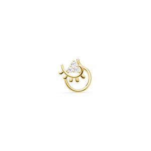Anneau de nez en or 9 carats avec diamant, le plus vendu, pour femme, bijou de piercing pour le quotidien et les occasions spéciales - Product Image 4