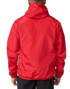 Veste d'hiver pour homme à capuche personnalisée, fermeture éclair, imperméable, respirante, motif uni, rembourrage en polyester, coupe-vent, chaude, pour les grandes tailles - Product Image 5
