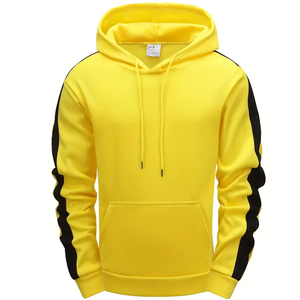 <b>Men's</b> Casual Tracksuit Set <b>Black</b> Gold Embroidery Zipper <b>Jacket</b> Pants Full Sleeve Autumn Wear Regular Fit 2 Piece Sweatshirt <b>Suit</b> - Product Image 3