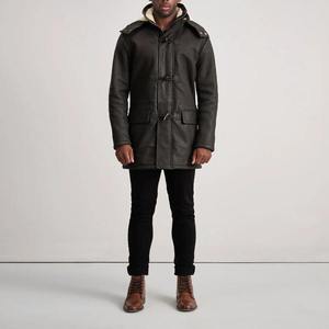 New Trending Men's Leather Long <b>Trench</b> <b>Coat</b> High Quality Eco-Friendly Breathable Quick Dry Customizable Reasonable Price TOPEAK - Product Image 1