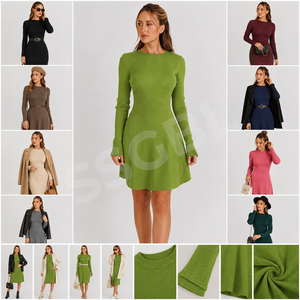 Fabricant de tenues tendance pour femmes, usine directe, vêtements modernes moulants sur mesure, tricot côtelé respirant, fournisseur en gros de mode ODM - Product Image 2