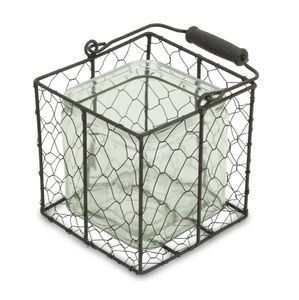 Porte-bougie votif en fer et verre fini noir au design minimaliste pour la décoration de la maison, Noël, mariage - Product Image 5