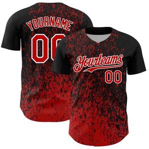 Camisetas de Béisbol Profesionales Personalizadas por Sublimación, Transpirables, Cuello Redondo, Manga Corta, Uniformes de Equipo, Ajuste Atlético para Toda Temporada - Product Image 3