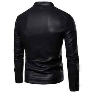 Chaqueta de Motero de Cuero Genuino para Hombre, Personalizada OEM, Abrigo de Invierno para Moto y Calle - Product Image 2