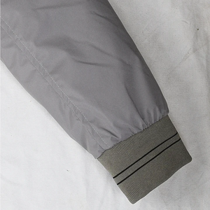 Chaqueta Bomber Gris para Hombre, con Capucha, Cierre de Cremallera, Cuello Redondo, Informal, Ligera, Resistente al Viento, de Nailon, para Primavera - Product Image 6