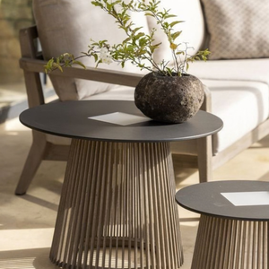 OEM ODM Outdoor Dining Set Modern Design Rattan Aluminum Premium Hotels Courtyards Vietnam Origin Waterproof UV Resistant - Product Image 3