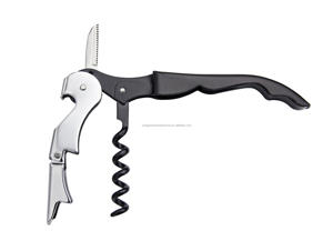 Nouveau tire-bouchon de serveur moderne en métal haut de gamme Henry pour la restauration avec poignée style oiseau Or/Cuivre/Noir - Product Image 3