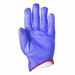 Premium Quality Cowhide Grain Leather <b>Driver</b> Work <b>Gloves</b> Thick Fleece Lining Industrial Protection Anti-cold Durable Anti-Static - Product Image 2