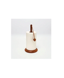 Support de rouleau de papier en bois moderne, support de rouleau de papier en bois sur pied, porte-serviettes en papier de cuisine autoportant - Product Image 1