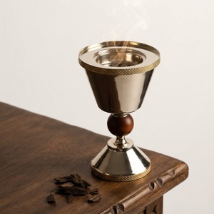 Luxury Hammered Metal Arabian Incense Burner Silver Middle East Mabkhara <b>Oud</b> <b>Bakhoor</b> Burner For Traditional Ramadan Home Decor - Product Image 6
