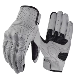 Guantes de Motocross de Cuero, Alta Protección, Transpirables, con Diseño de Absorción de Impactos, Impermeables, con Pantalla Táctil, Deportivos - Product Image 1