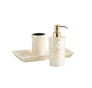 Juego de Baño Profesional de Madreperla para Hotel, Kit de Accesorios de Concha Natural Premium, Diseño Elegante para Tocador Moderno - Product Image 2