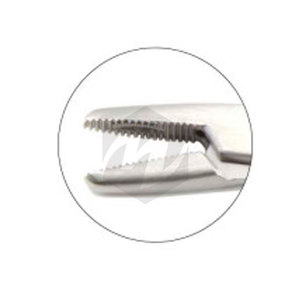 ที่จับเข็ม Derf ขนาด 4 3/4 นิ้ว ทำจากเหล็กกล้าไร้สนิมสำหรับผ่าตัด เครื่องมือแพทย์ คีมหนีบห้ามเลือด สำหรับเย็บแผล สัตวแพทย์ ทันตกรรม ด้ามจับกันลื่น - Product Image 6