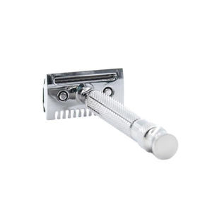 Navaja de Seguridad de Doble Filo para Barbería, con Mango de Acero Inoxidable y Doble Hoja, Personalizable, de Alta Calidad, Precio al por Mayor - Product Image 4