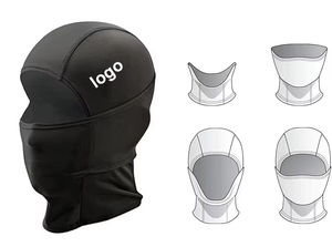 Masque de ski à 1 trou, cagoule, masque facial, chapeau, bonnet, respirant, chaud pour l'hiver, en polaire, coupe-vent, protection du visage pour le cyclisme - Product Image 6