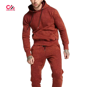Ensemble de survêtement vintage pour homme en coton 100% de qualité supérieure, nouvelle collection, vêtements de sport de haute qualité, effet délavé à l'acide - Product Image 2