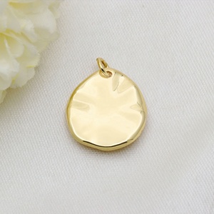 Pendentif en argent sterling 925 plaqué or jaune avec motif oiseau et soleil en relief, bijoux Memoria, vente en gros - Product Image 3
